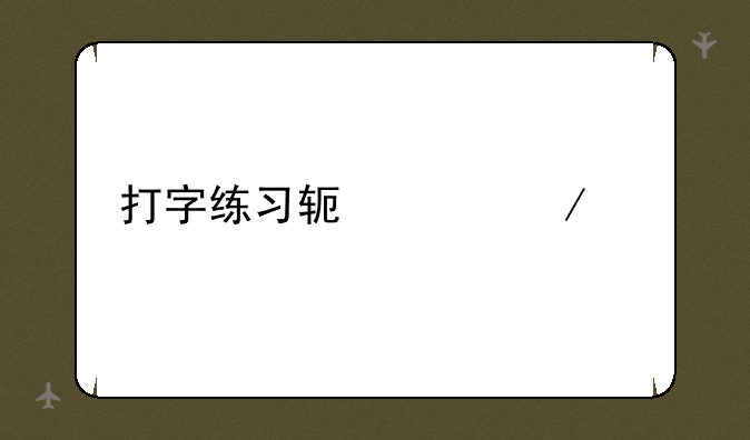 打字练习软件下载